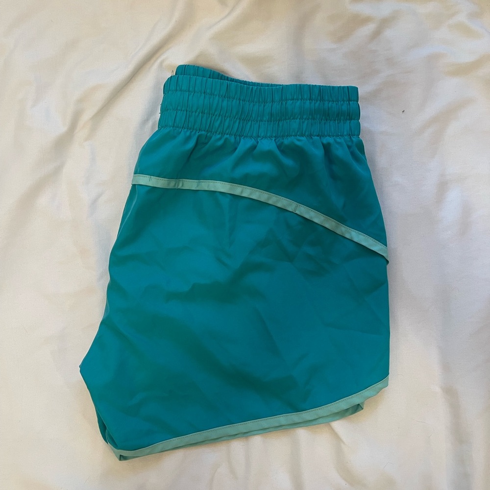 Teal athletic shorts